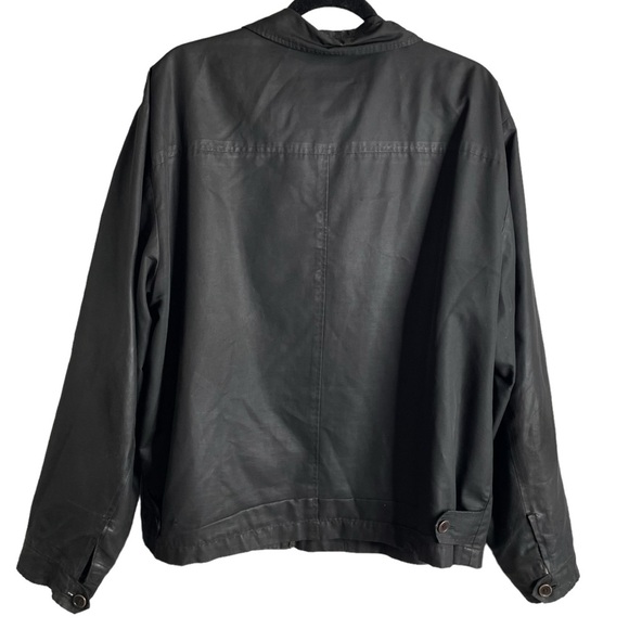 Coach jacket black size medium zip up mens - Picture 2 of 8